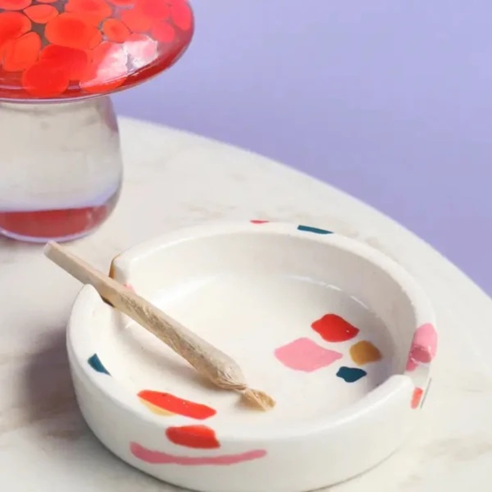 Nightshift Ceramics terrazzo J tray